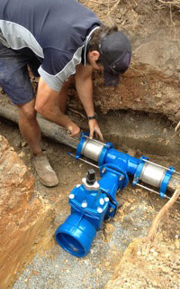 Fire Hydrant Water Mains Installation